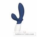 Wibrujący masażer prostaty - Lelo Loki Wave 2 Base Blue Lelo