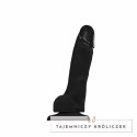 Dildo - Strap-On-Me Soft Realistic Dildo Black M Strap-On-Me