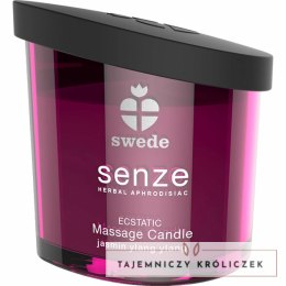 Świeca do masażu - Swede Senze Massage Candle Ecstatic 150 ml Swede