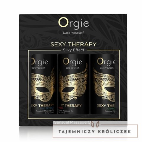 Zestaw olejków do masażu - Orgie Sexy Therapy Mini Size Set 3 x 30 ml Orgie