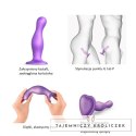 Dildo - Strap-On-Me Dildo Plug Curvy Metallic Purple L Strap-On-Me