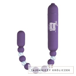 Koraliki analne wibrujące - PowerBullet Mega Booty Beads Violet PowerBullet