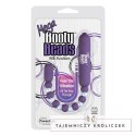 Koraliki analne wibrujące - PowerBullet Mega Booty Beads Violet PowerBullet