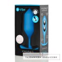 Plug analny - B-Vibe Snug Plug 5 Blue B-Vibe