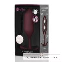 Plug analny - B-Vibe Snug Plug 5 Dark Red B-Vibe