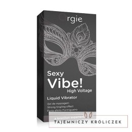 Żel stymulujący - Orgie Sexy Vibe! High Voltage Liquid Vibrator 15 ml Orgie