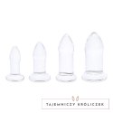 Zestaw szklanych plugów analnych - B-Vibe Anal Dilators Set B-Vibe