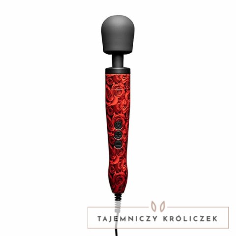 Masażer - Doxy Original Wand Massager Rose Pattern Doxy