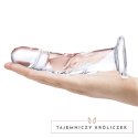 Szklane dildo - Glas Curved Realistic with Veins Glas