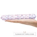 Szklane dildo - Glas Purple Rose Nubby 23 cm Glas