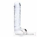 Szklane dildo - Glas Realistic Ribbed Glas