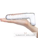 Szklane dildo - Glas Realistic Ribbed Glas