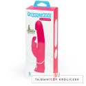 Wibrator - Happy Rabbit Realistic Dual Density Rabbit Vibrator Pink Happy Rabbit