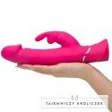 Wibrator - Happy Rabbit Realistic Dual Density Rabbit Vibrator Pink Happy Rabbit