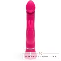 Wibrator - Happy Rabbit Realistic Dual Density Rabbit Vibrator Pink Happy Rabbit