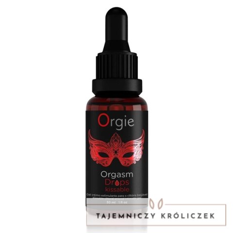 Krople stymulujące - Orgie Orgasm Drops Kissable Clitoral Arousal 30 ml Orgie