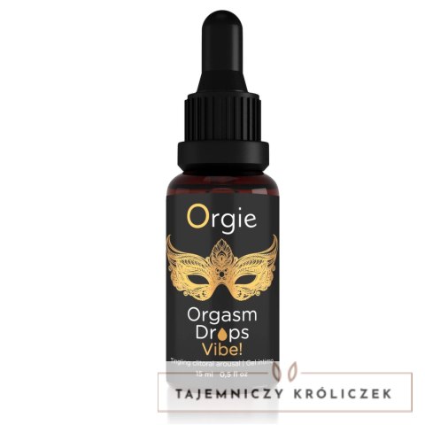 Krople stymulujące - Orgie Orgasm Drops Vibe! 15 ml Orgie