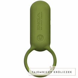 Pierścień wibrujący - Tenga SVR Smart Vibe Ring Forest Khaki Tenga