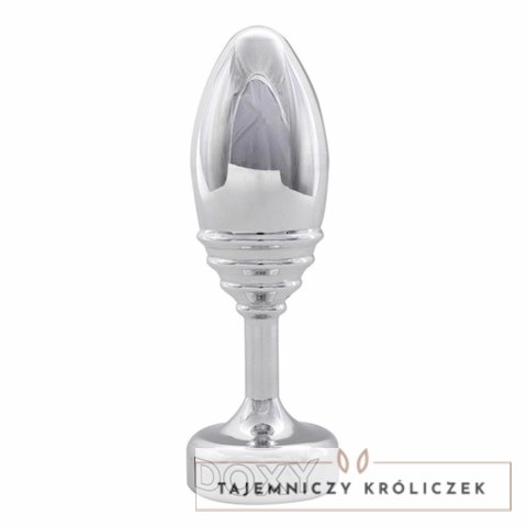 Plug analny - Doxy Butt Plug Ribbed Doxy