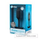 Plug analny wibrujący - B-Vibe Vibrating Snug Plug 2 Black B-Vibe