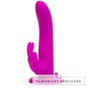 Strap-on z penisem - Happy Rabbit Vibrating Strap-On Harness Set Purple Happy Rabbit