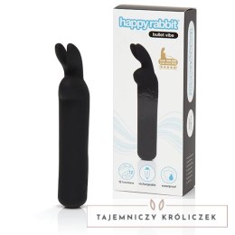 Wibrator - Happy Rabbit Rechargeable Vibrating Bullet Black Happy Rabbit