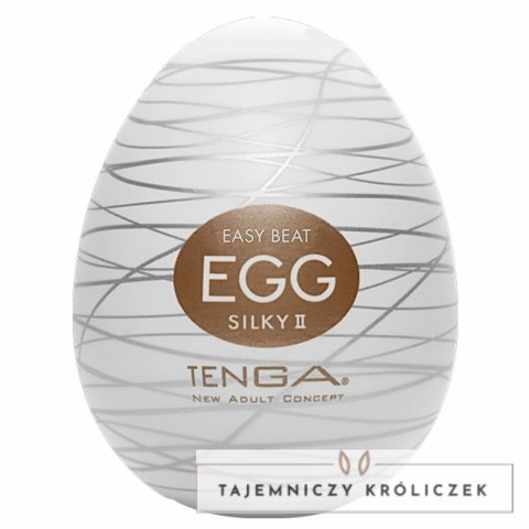 Japoński masturbator - Tenga Egg Silky II 1szt Tenga