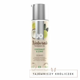 Olejek do masażu - System JO Naturals Massage Oil Coconut & Lime 120 ml System JO