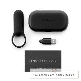 Pierścień wibrujący - Tenga SVR Smart Vibe Ring Plus Black Tenga