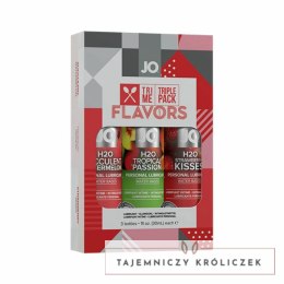 Zestaw lubrykantów - System JO Tri Me Flavors 3 x 30 ml System JO