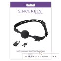 Knebel - Sportsheets Sincerely Locking Lace Silicone Ball Gag Sportsheets