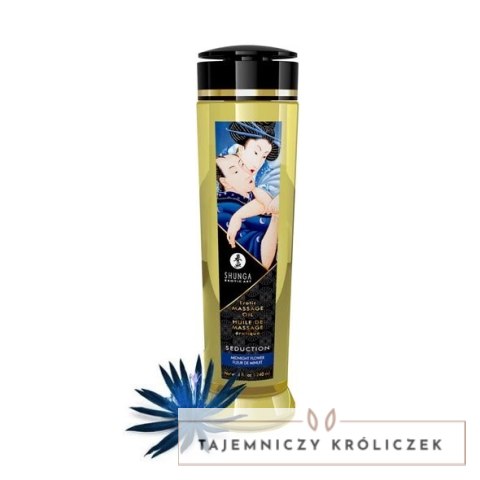 Olejek do masażu - Shunga Massage Oil Seduction Midnight Flower 240 ml Shunga