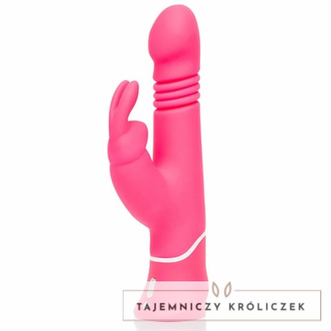 Pulsowibrator - Happy Rabbit Thrusting Realistic Vibrator Pink Happy Rabbit