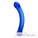 Szklane dildo - Glas Curved G-Spot Blue Glas