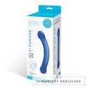 Szklane dildo - Glas Curved G-Spot Blue Glas