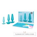 Zestaw do treningu analnego - B-Vibe Anal Training & Education Set Blue B-Vibe