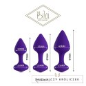 Zestaw plugów analnych - FeelzToys Bibi Purple 3 szt FeelzToys