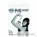 Kajdanki - S&M Ring Metal Handcuffs Sex&Mischief