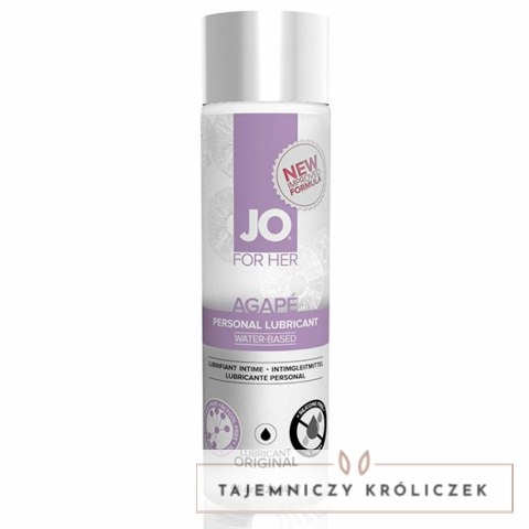 Lubrykant dla wrażliwej skóry - System JO For Her Agape Original 120 ml System Jo