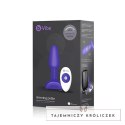 Zdalnie sterowany plug analny - B-Vibe Rimming Petite Purple B-Vibe