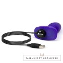 Zdalnie sterowany plug analny - B-Vibe Rimming Petite Purple B-Vibe