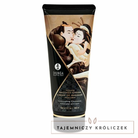 Krem do masażu - Shunga Massage Cream Chocolate 200 ml Shunga