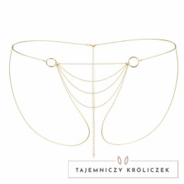 Łańcuszki jak bikini - Bijoux Indiscrets Magnifique Bikini Chain Gold Bijoux Indiscrets