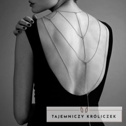 Łańcuszki na plecy i dekolt - Bijoux Indiscrets Magnifique Back & Cleavage Chain Gold Bijoux Indiscrets