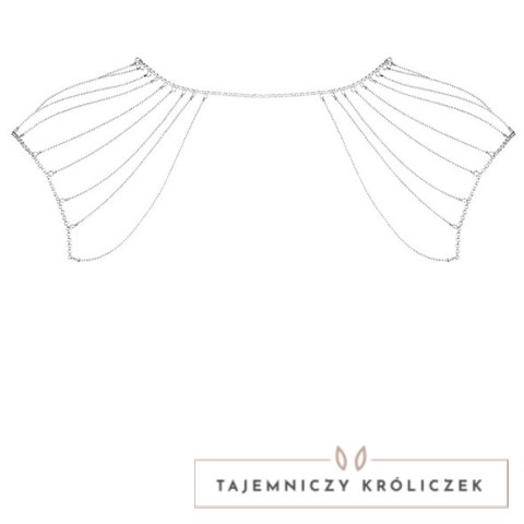 Łańcuszki na ramiona - Bijoux Indiscrets Magnifique Shoulder Jewelry Silver Bijoux Indiscrets Łańcuszki na ramiona - Bijoux Indiscrets Magnifique Shoulder Jewelry Silver Bijoux Indiscrets