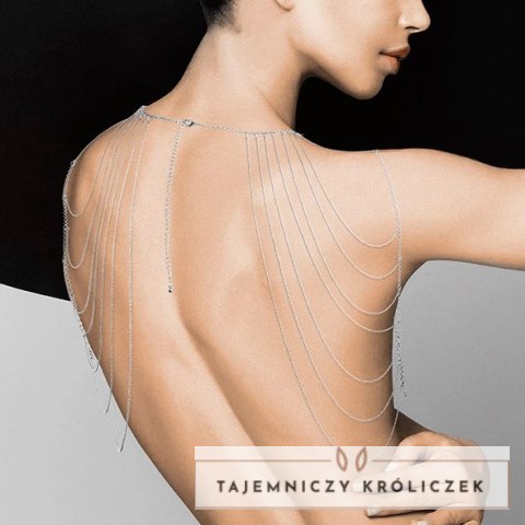 Łańcuszki na ramiona - Bijoux Indiscrets Magnifique Shoulder Jewelry Silver Bijoux Indiscrets Łańcuszki na ramiona - Bijoux Indiscrets Magnifique Shoulder Jewelry Silver Bijoux Indiscrets