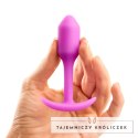 Plug analny - B-Vibe Snug Plug 1 Fuchsia B-Vibe