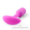 Plug analny - B-Vibe Snug Plug 1 Fuchsia B-Vibe