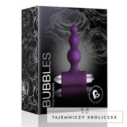 Plug analny wibrujący - Rocks-Off Petite Sensations Bubbles Purple Rocks-Off