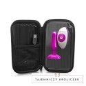 Zdalnie sterowany plug analny - B-Vibe Novice Plug Fuchsia B-Vibe